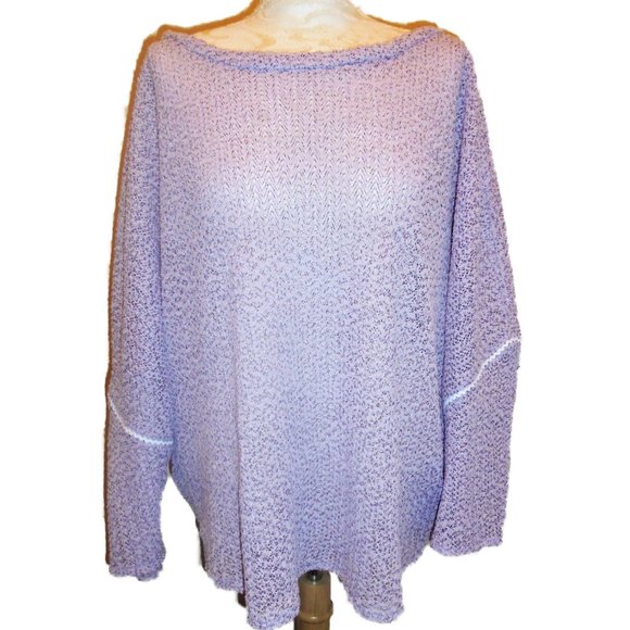 Knit Top NEW XXL Pullover Sweater Light-WeightLong Bat Sleeve summer - Picture 1 of 5